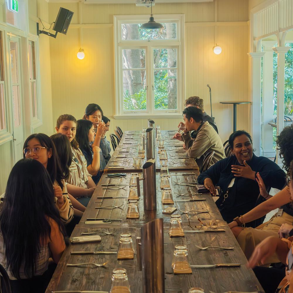 Restaurant dinner with friends